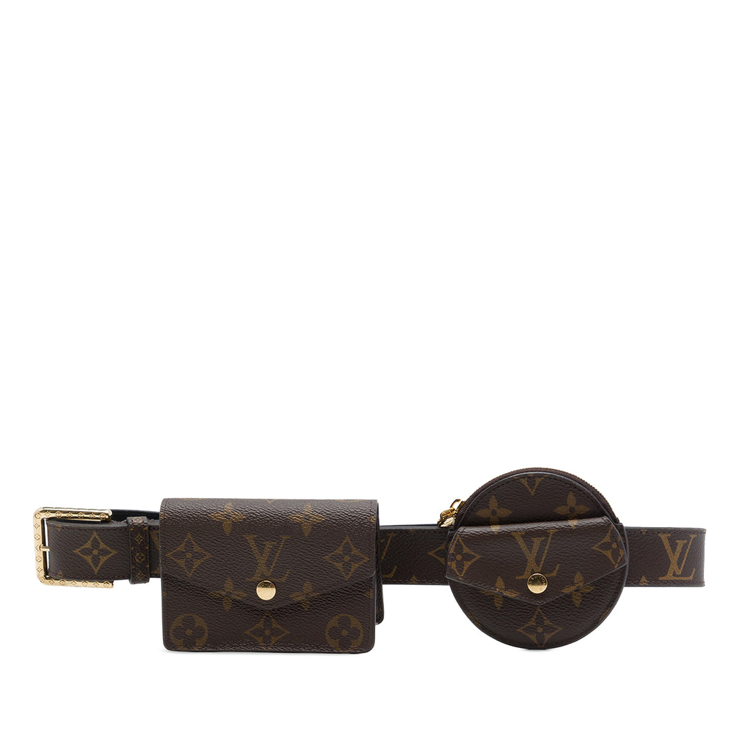Louis Vuitton Ceinture Daily Multi Poche 30mm Monogram Marron – vue principale – GABY PARIS