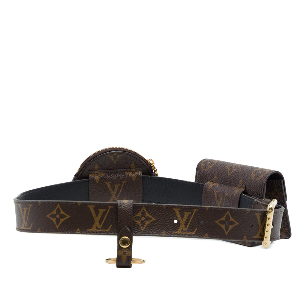 Louis Vuitton Ceinture Daily Multi Poche 30mm Monogram Marron – vue 2 – GABY PARIS