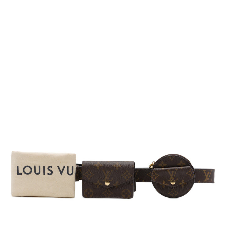 Louis Vuitton Ceinture Daily Multi Poche 30mm Monogram Marron – vue 7 – GABY PARIS