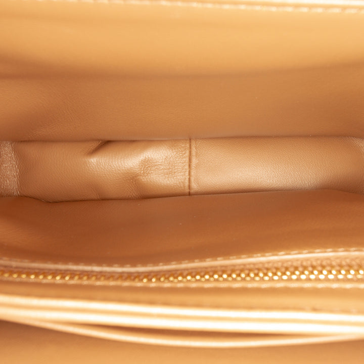 Celine Teen brillant Cuir de veau Triomphe Sac porté croisé