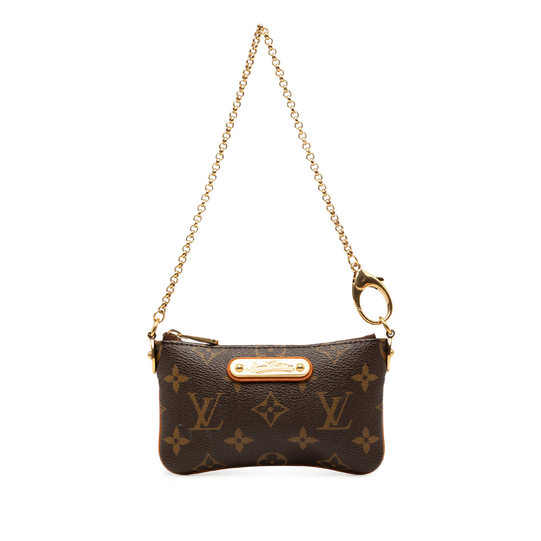 Pochette Milla PM Monogram Braun