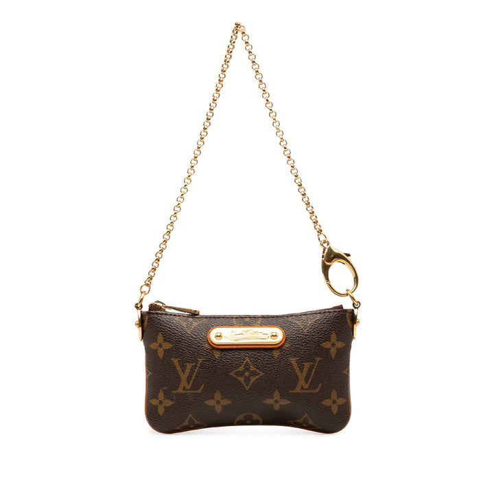 Pochette Milla PM Monogram Braun