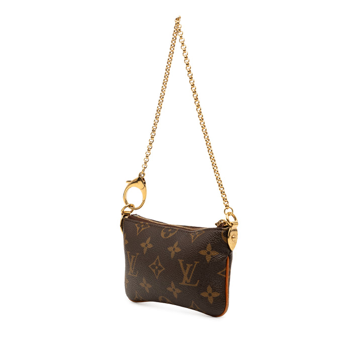 Pochette Milla PM Monogram Braun