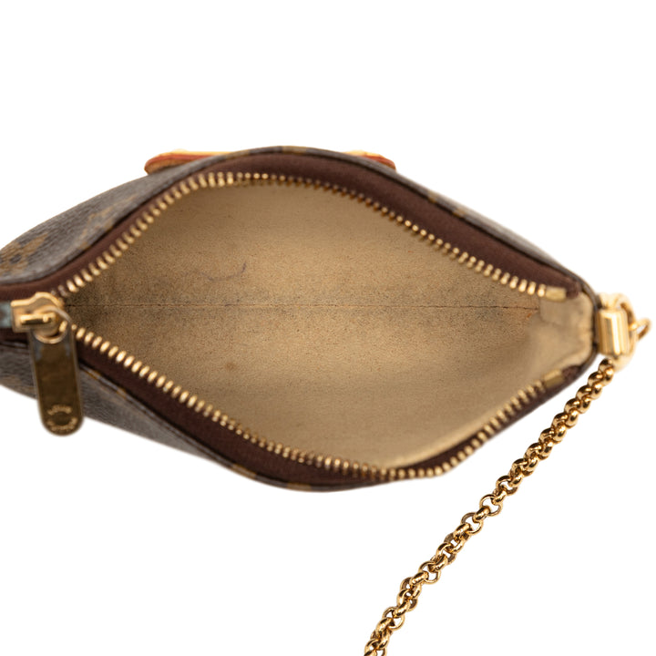Pochette Milla PM Monogram Braun