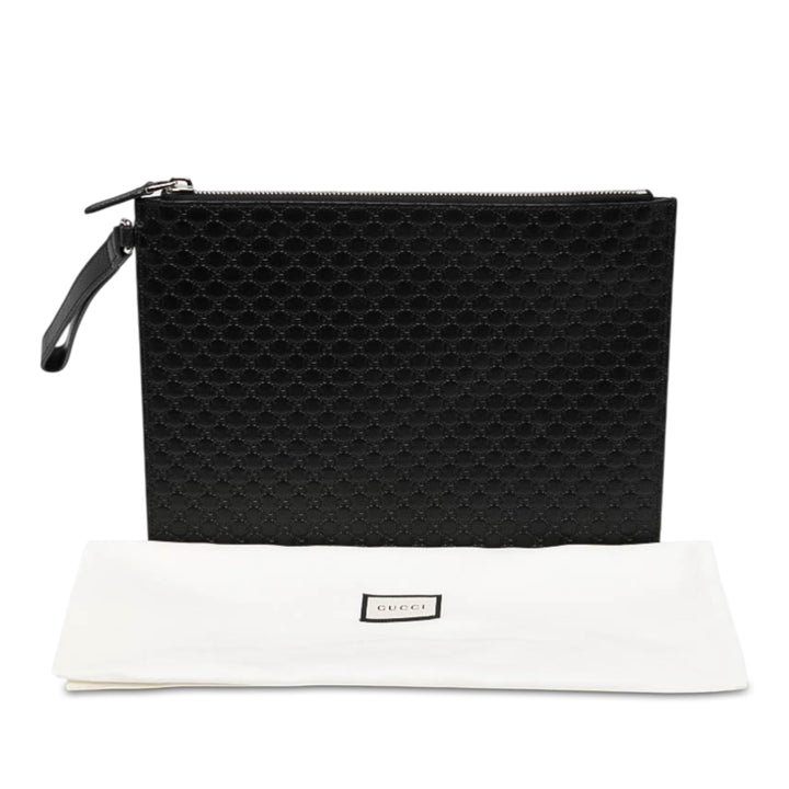 Gucci Pochette Microguccissima Noir – vue 9 – GABY PARIS