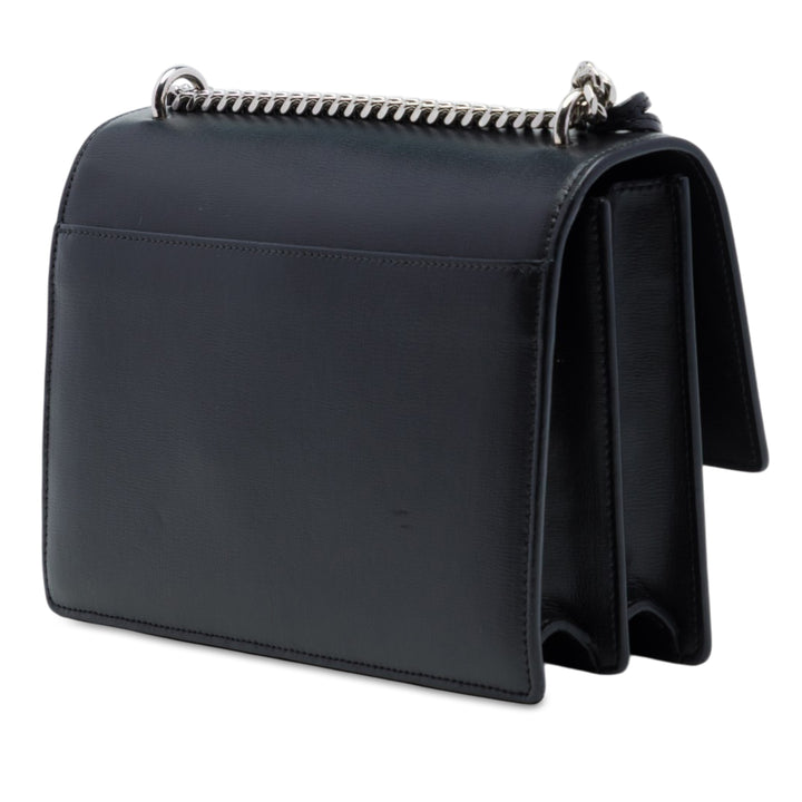 Sunset Sac Moyen Cuir de veau Noir