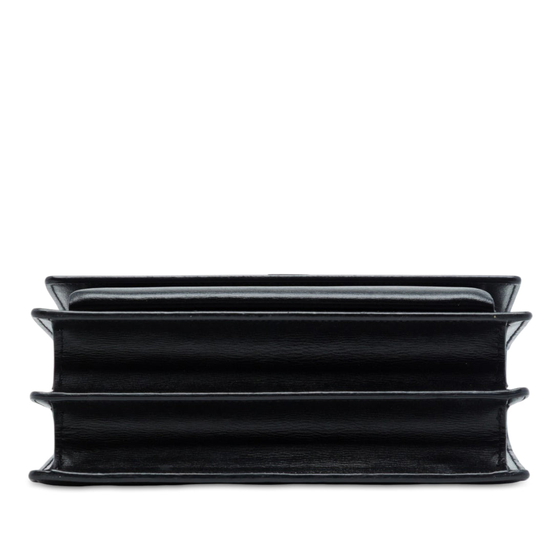 Sunset Sac Moyen Cuir de veau Noir