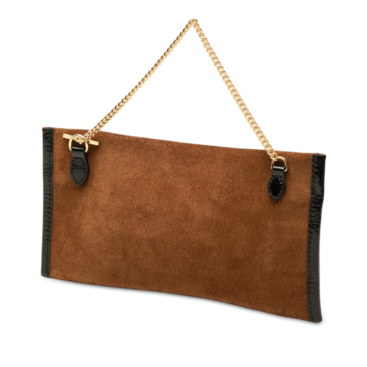 Gucci Rajah Pochette Marron – vue 2 – GABY PARIS