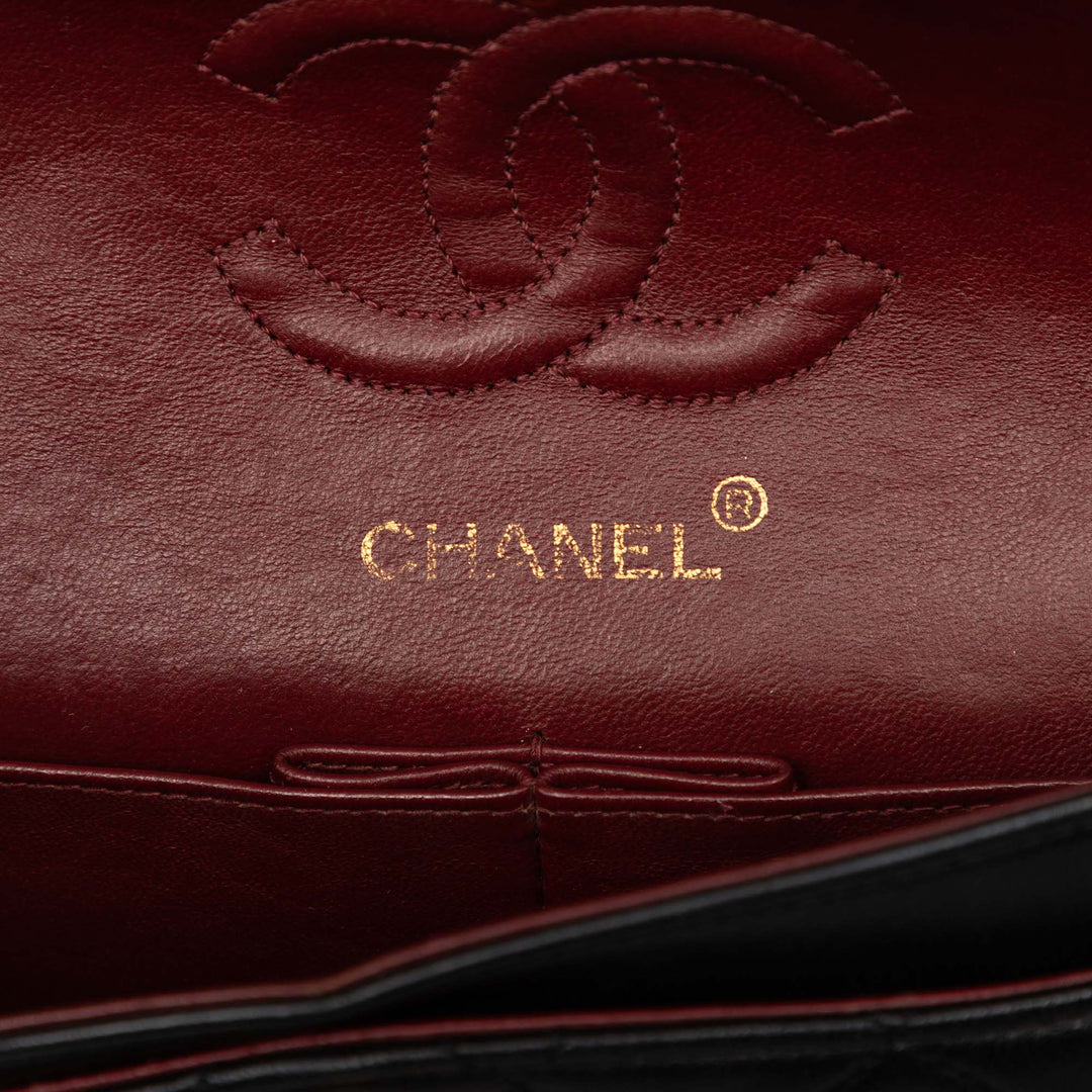 Chanel Small Classic Cuir d’agneau Double rabat