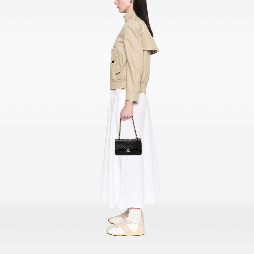 Chanel Small Classic Cuir d’agneau Double rabat