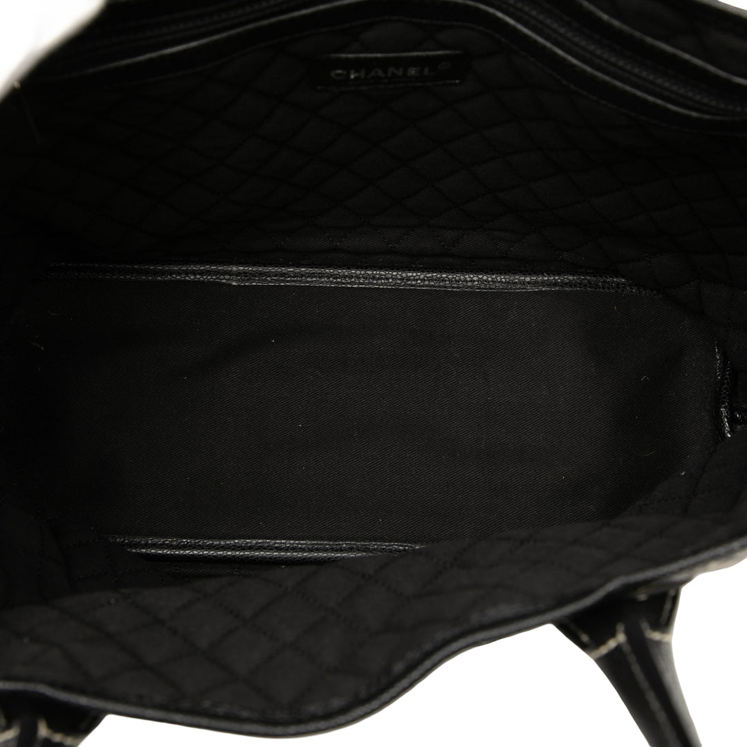 Chanel Optic Coco Cabas Petit Toile enduite