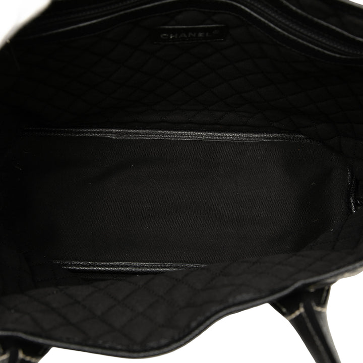 Chanel Optic Coco Cabas Petit Toile enduite