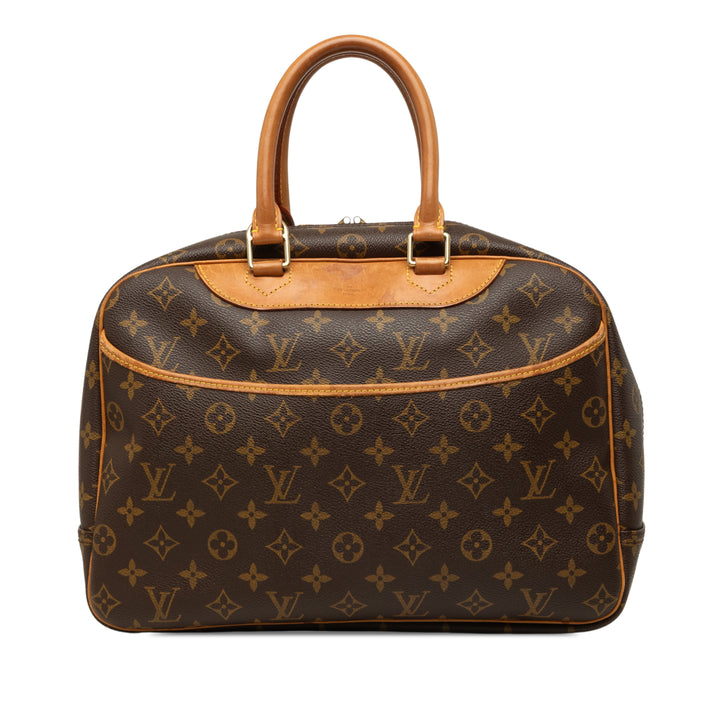 Louis Vuitton Sac à main Deauville Monogram Marron – vue principale – GABY PARIS