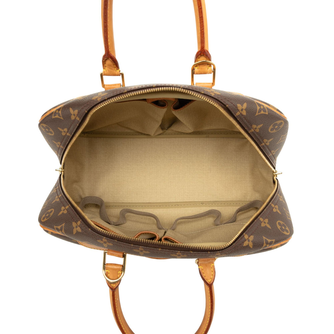 Louis Vuitton Sac à main Deauville Monogram Marron – vue 4 – GABY PARIS