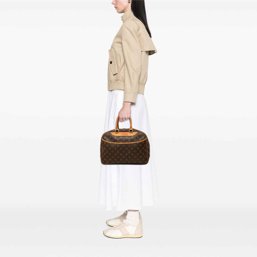 Louis Vuitton Sac à main Deauville Monogram Marron – vue 7 – GABY PARIS
