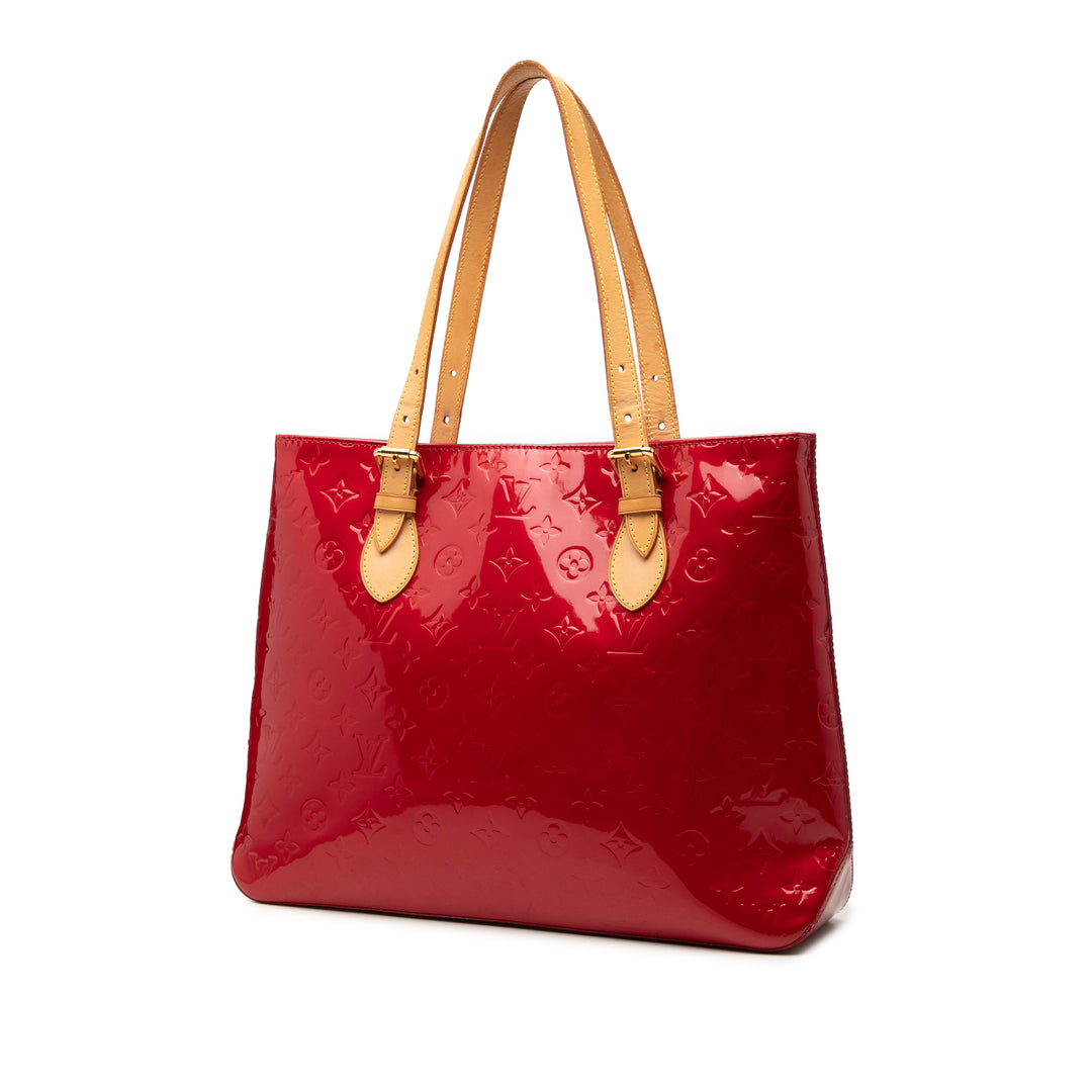 Brentwood Cuir verni Monogram Rouge