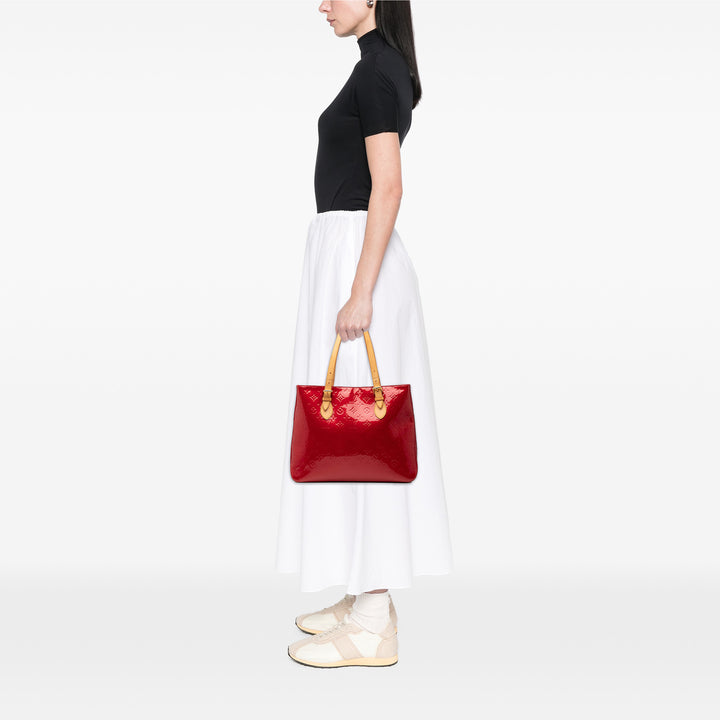 Brentwood Cuir verni Monogram Rouge