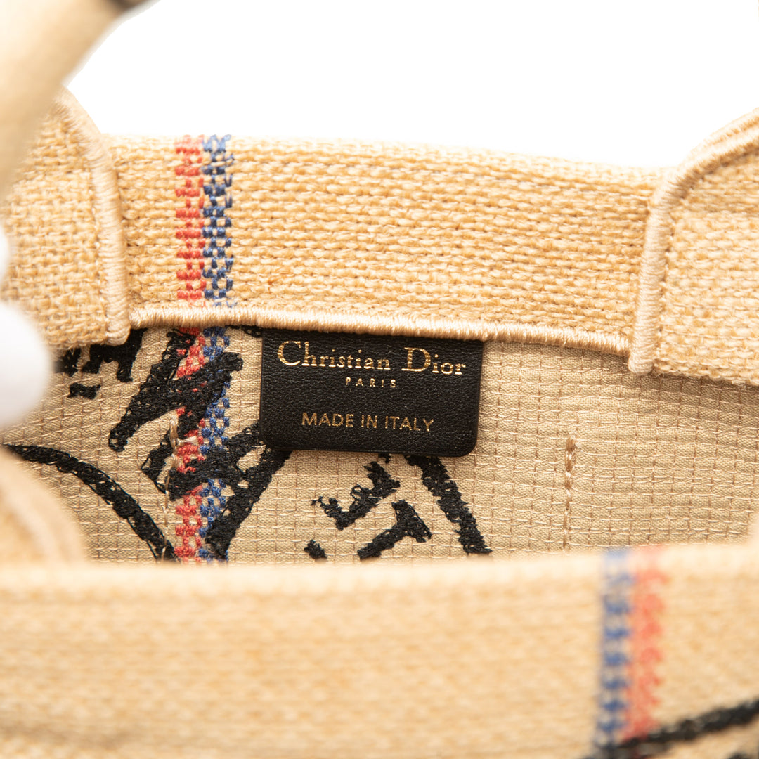 Dior Jute Catherine Cabas Petit Matière naturelle Beige – vue 5 – GABY PARIS
