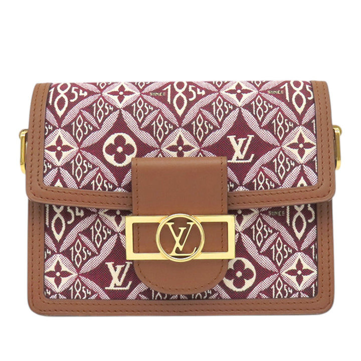 Jacquard Since 1854 Dauphine Mini Monogram Rouge