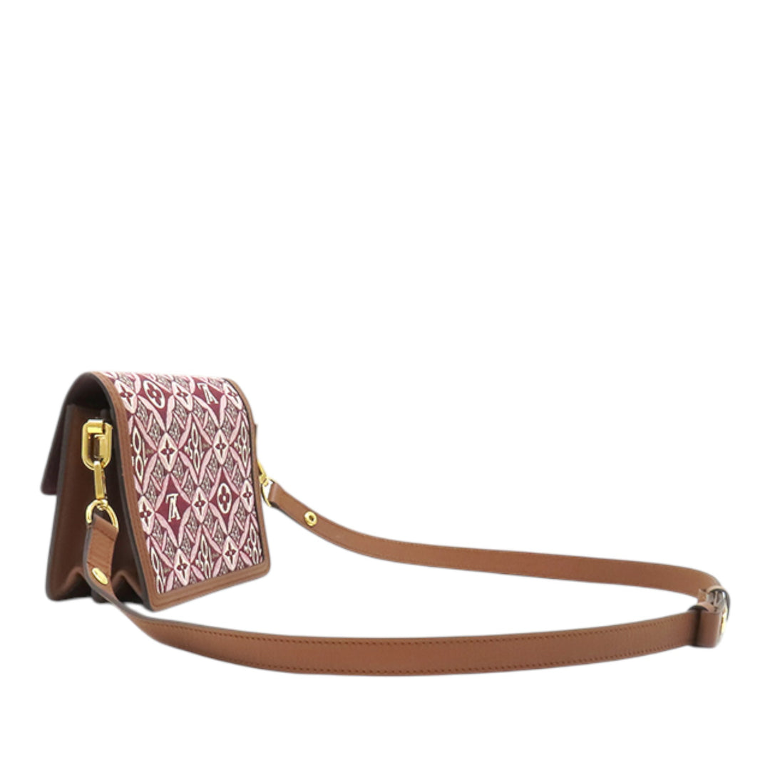 Jacquard Since 1854 Dauphine Mini Monogram Rouge