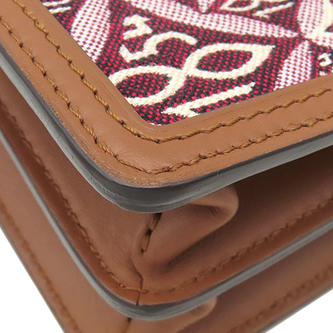 Jacquard Since 1854 Dauphine Mini Monogram Rouge