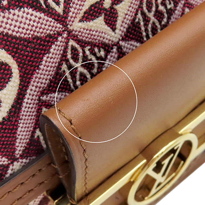 Jacquard Since 1854 Dauphine Mini Monogram Rouge