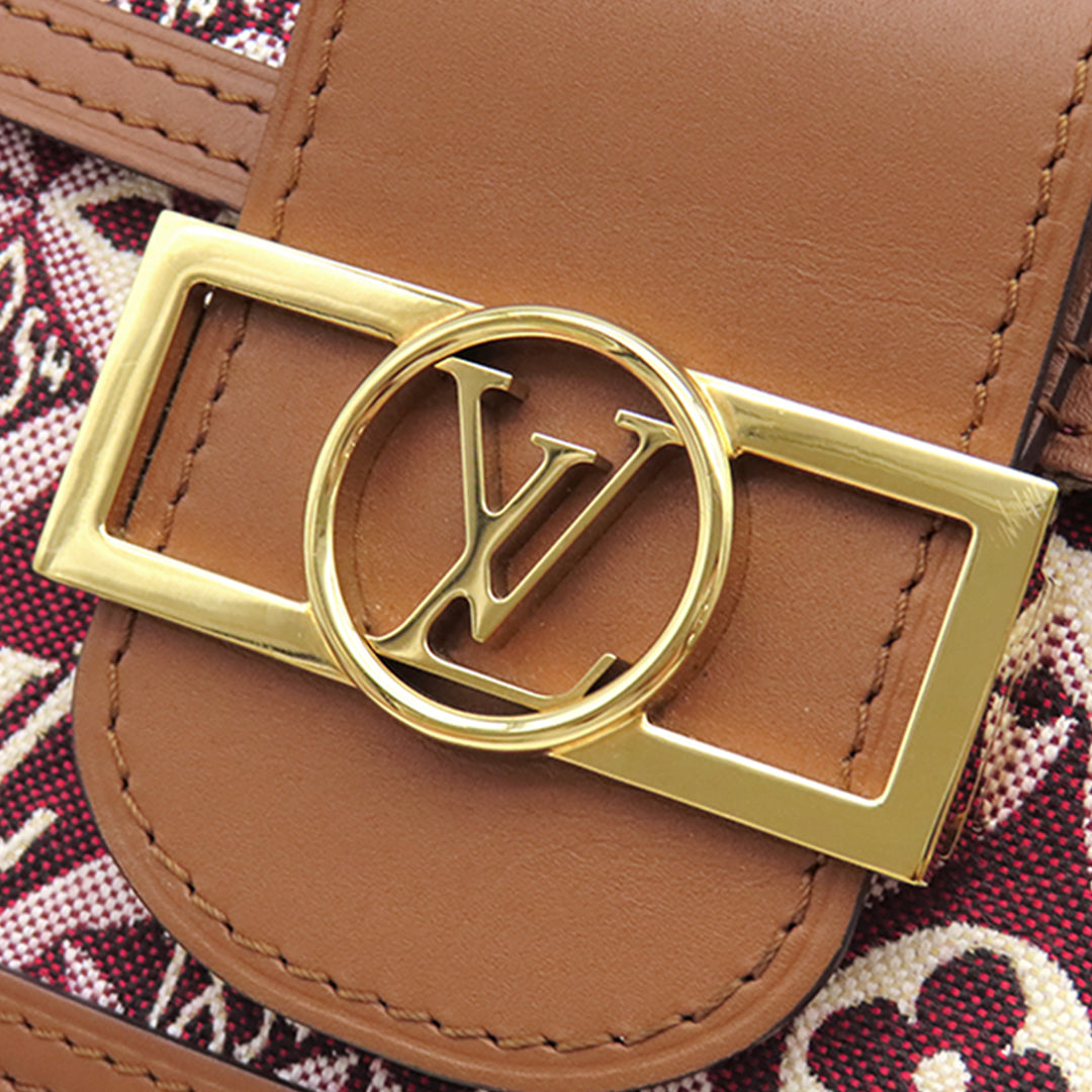 Jacquard Since 1854 Dauphine Mini Monogram Rouge