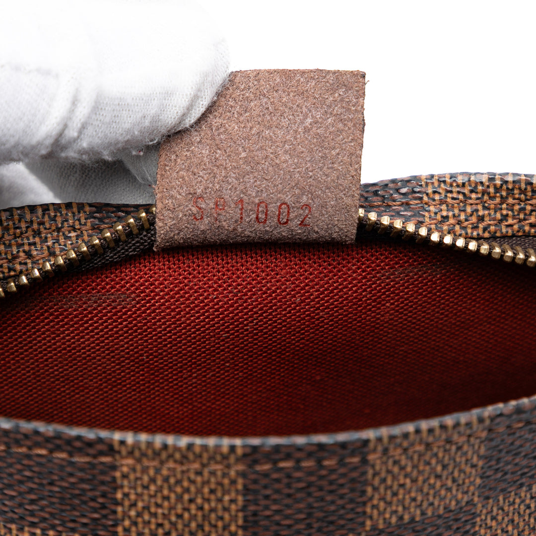 Louis Vuitton Trousse Pochette Toile Damier Ébène