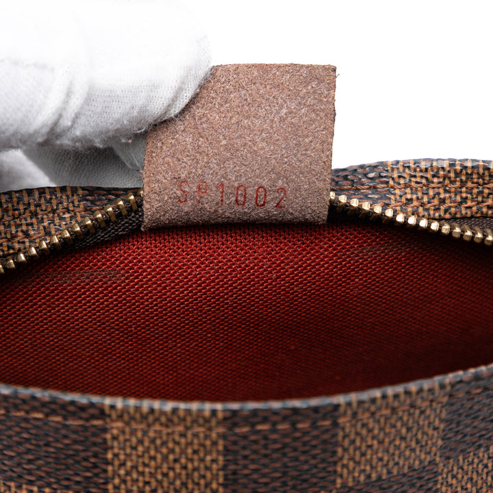 Louis Vuitton Trousse Pochette Toile Damier Ébène