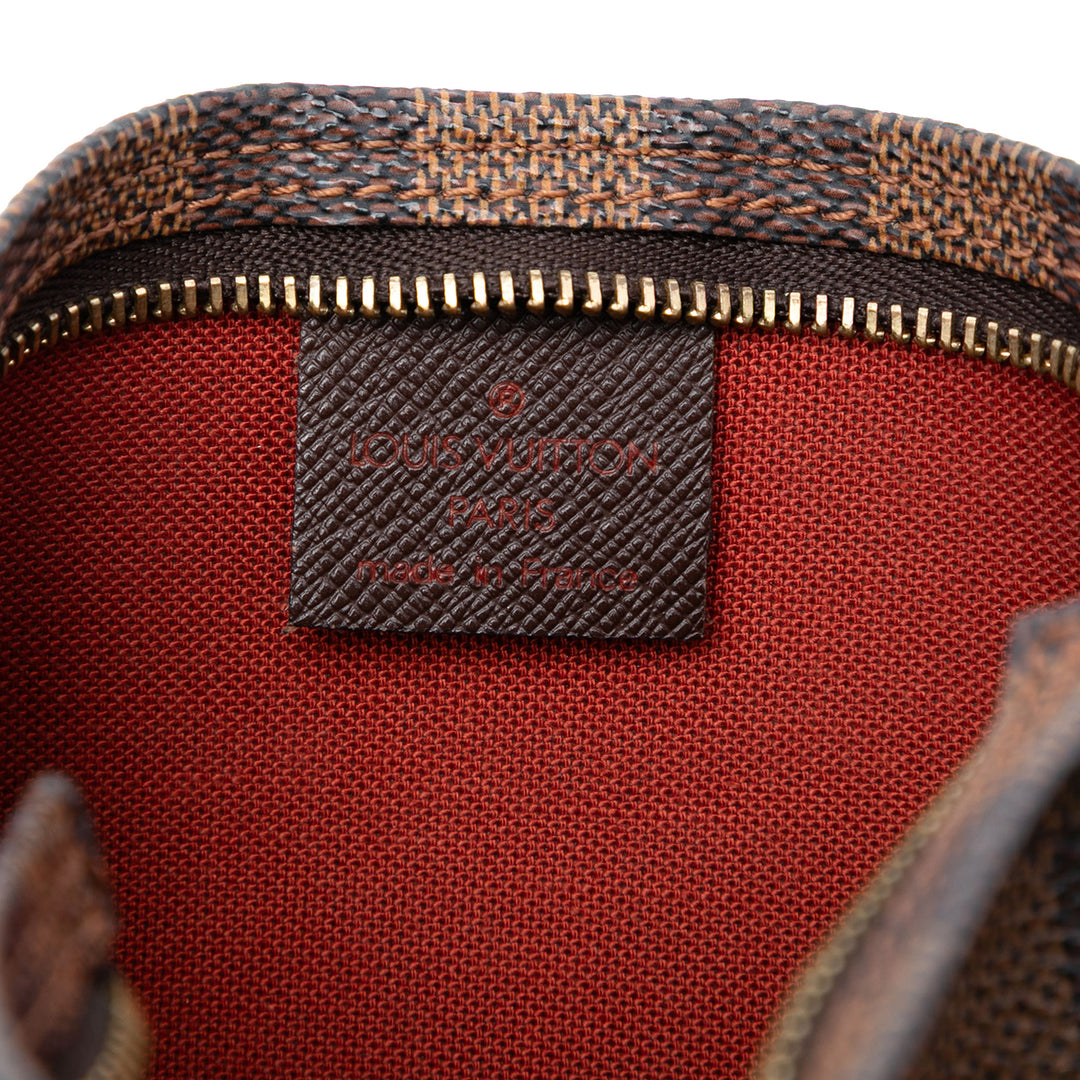 Louis Vuitton Trousse Pochette Toile Damier Ébène