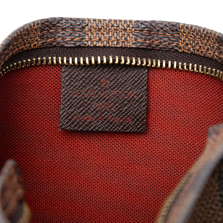 Louis Vuitton Trousse Pochette Toile Damier Ébène