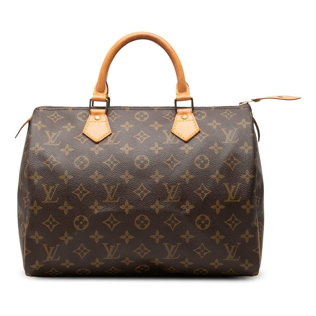 Louis Vuitton Speedy 30 Monogram Marron – vue principale – GABY PARIS