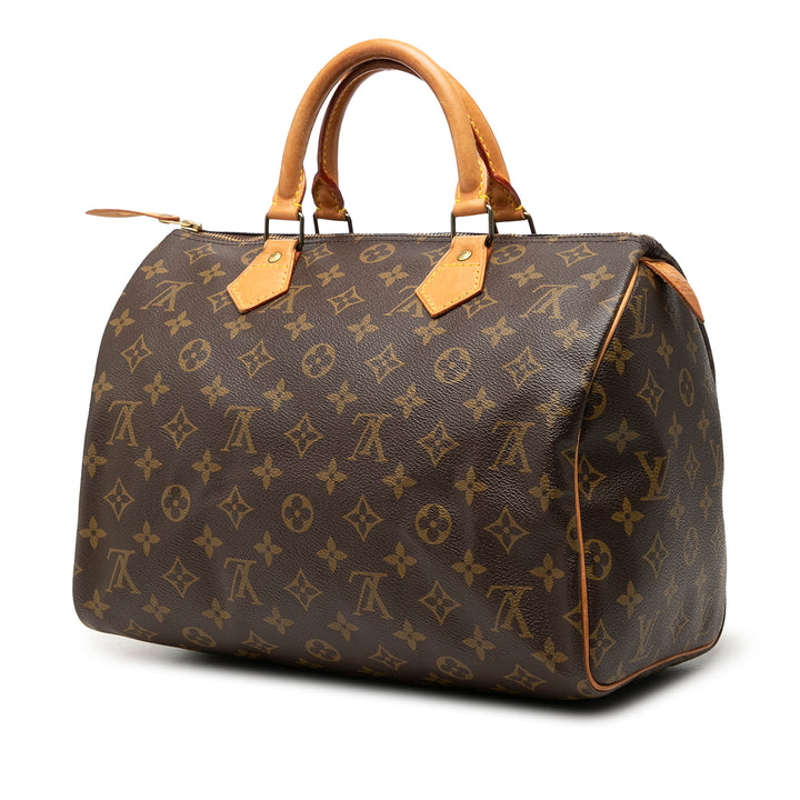 Louis Vuitton Speedy 30 Monogram Marron – vue 2 – GABY PARIS