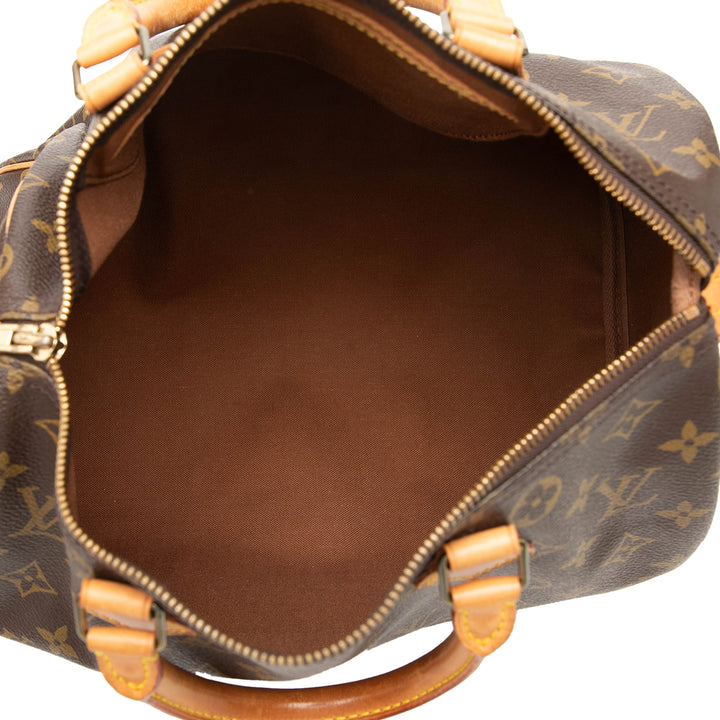 Louis Vuitton Speedy 30 Monogram Marron – vue 4 – GABY PARIS