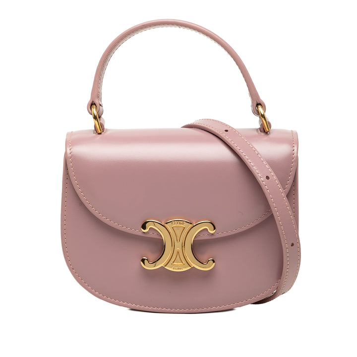 Celine Mini brillant Cuir de veau Besace Clea Sac