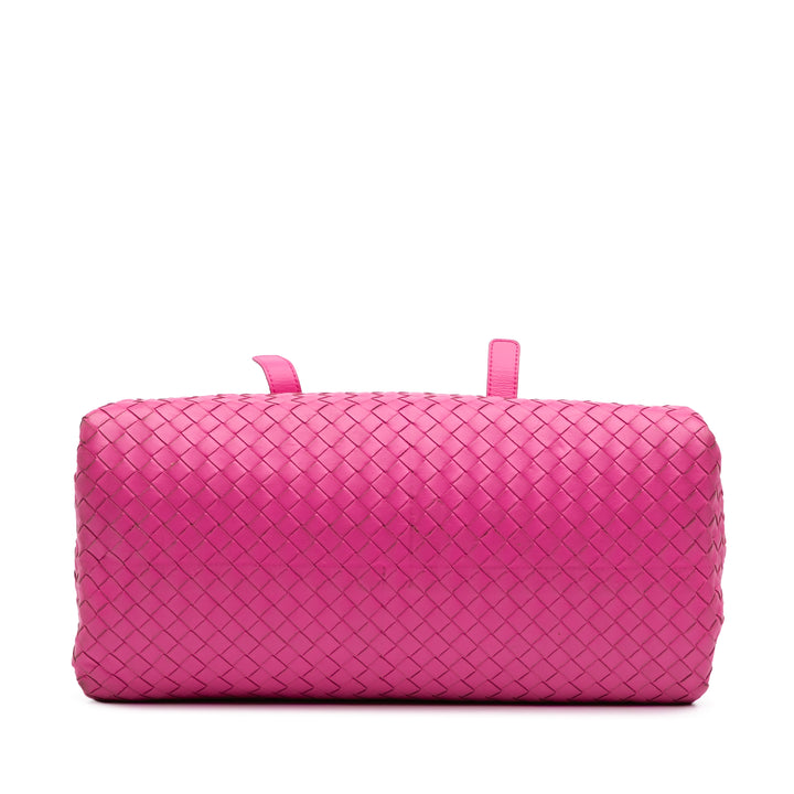 Nappa Intrecciato Boston Bag Pink - Gaby Paris