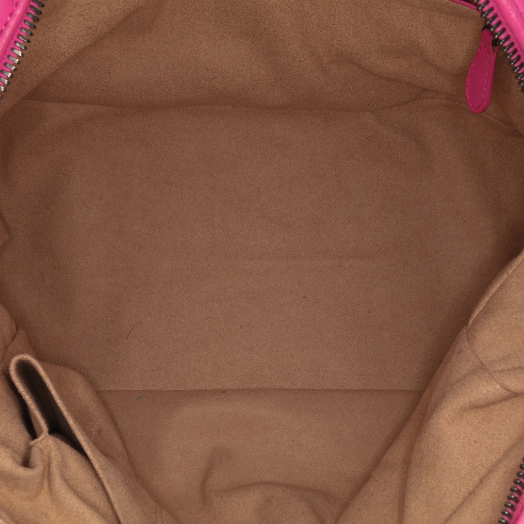 Nappa Intrecciato Boston Bag Pink - Gaby Paris