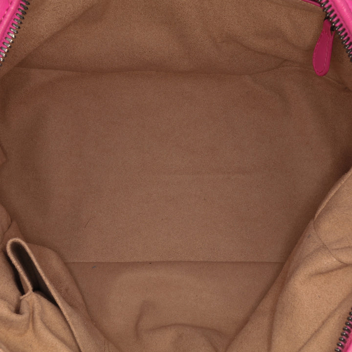 Nappa Intrecciato Boston Bag Pink - Gaby Paris