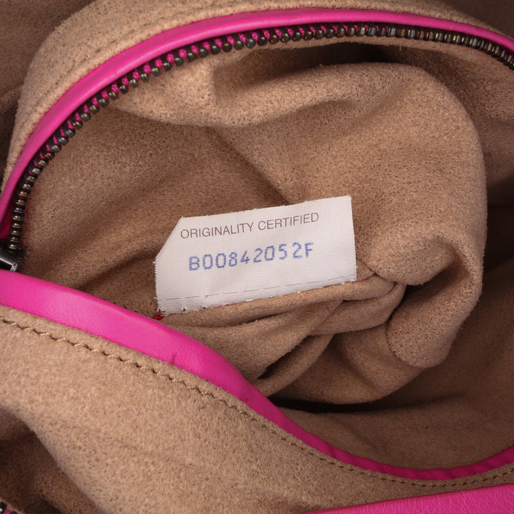 Nappa Intrecciato Boston Bag Pink - Gaby Paris