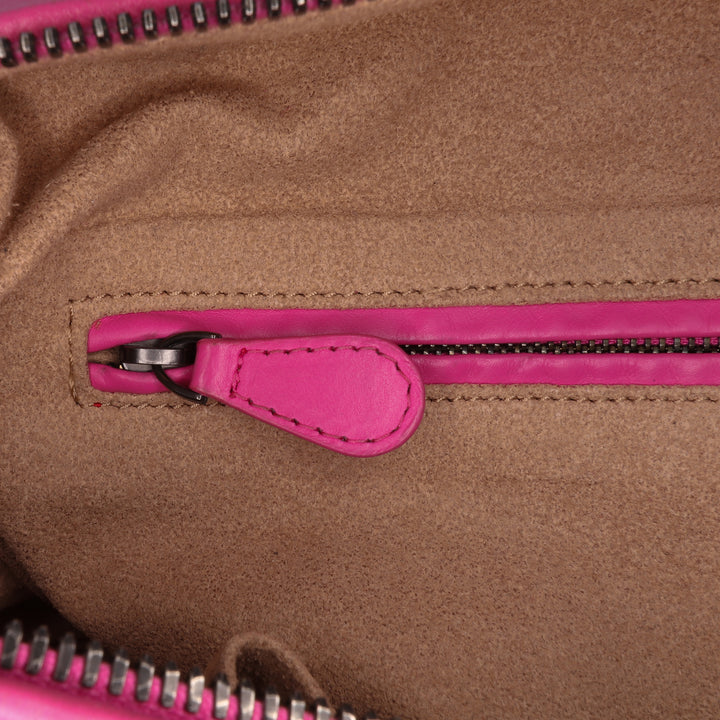 Nappa Intrecciato Boston Bag Pink - Gaby Paris