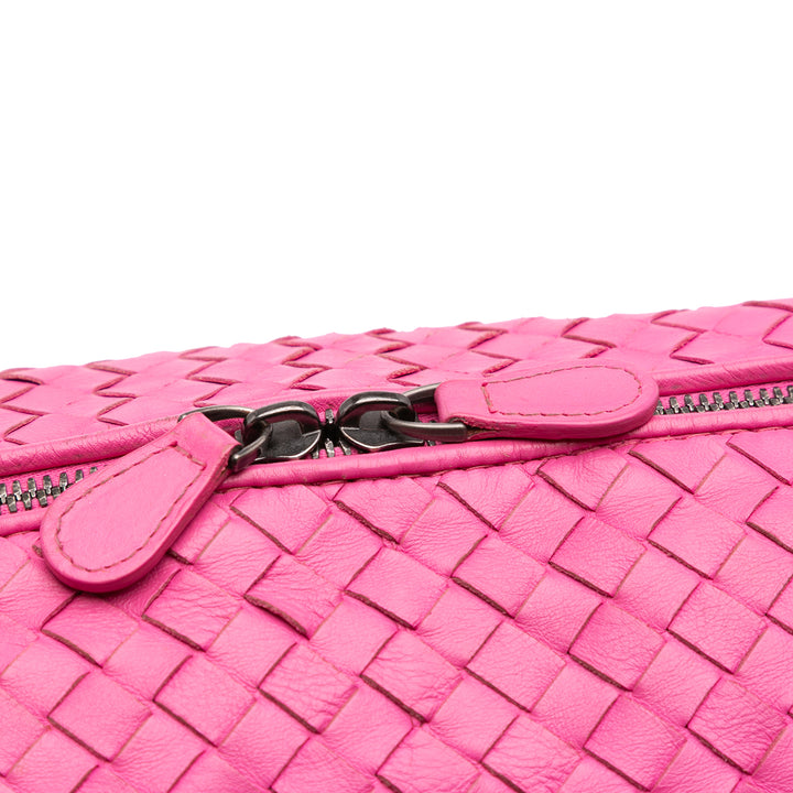 Nappa Intrecciato Boston Bag Pink - Gaby Paris