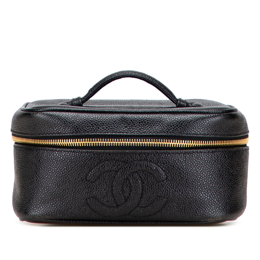Chanel CC Caviar Vanity Bag Noir – GABY PARIS Authentique