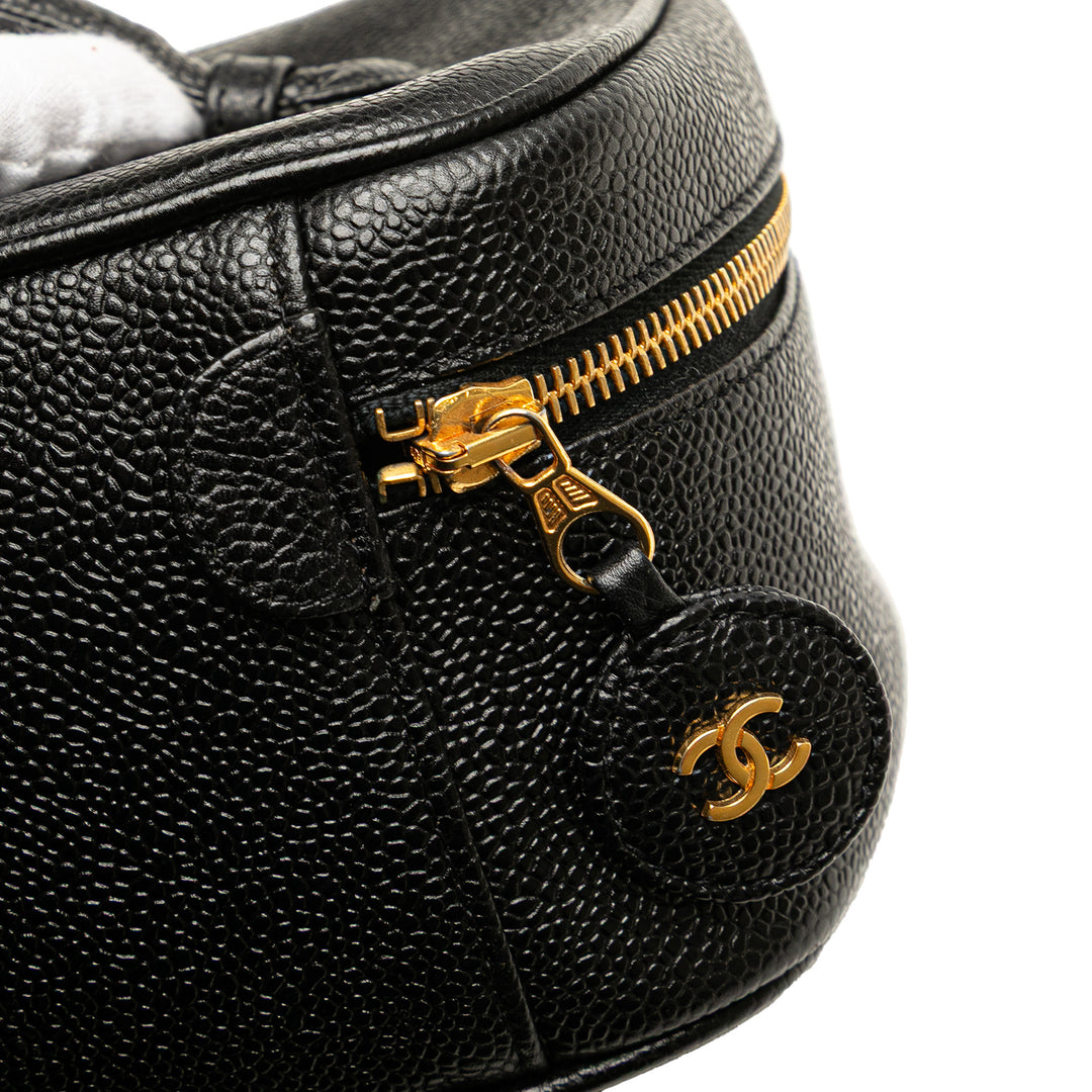 Chanel CC Caviar Vanity Bag Noir – GABY PARIS Authentique