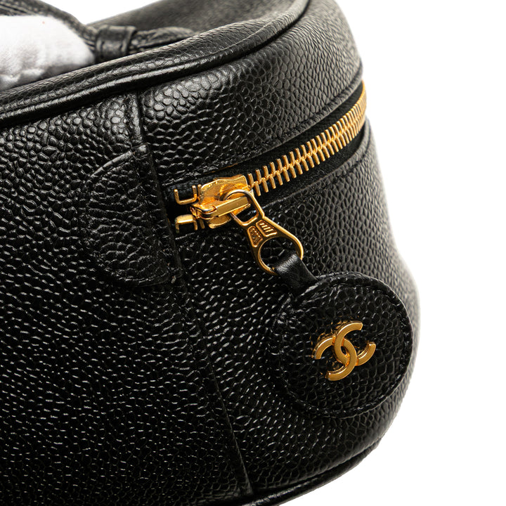 Chanel CC Caviar Vanity Bag Noir – GABY PARIS Authentique