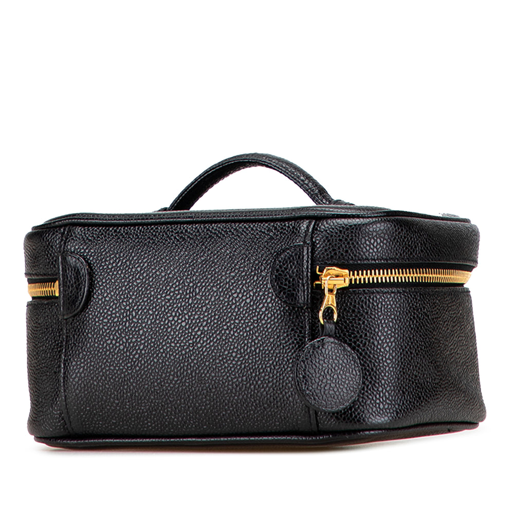 Chanel CC Caviar Vanity Bag Noir – GABY PARIS Authentique