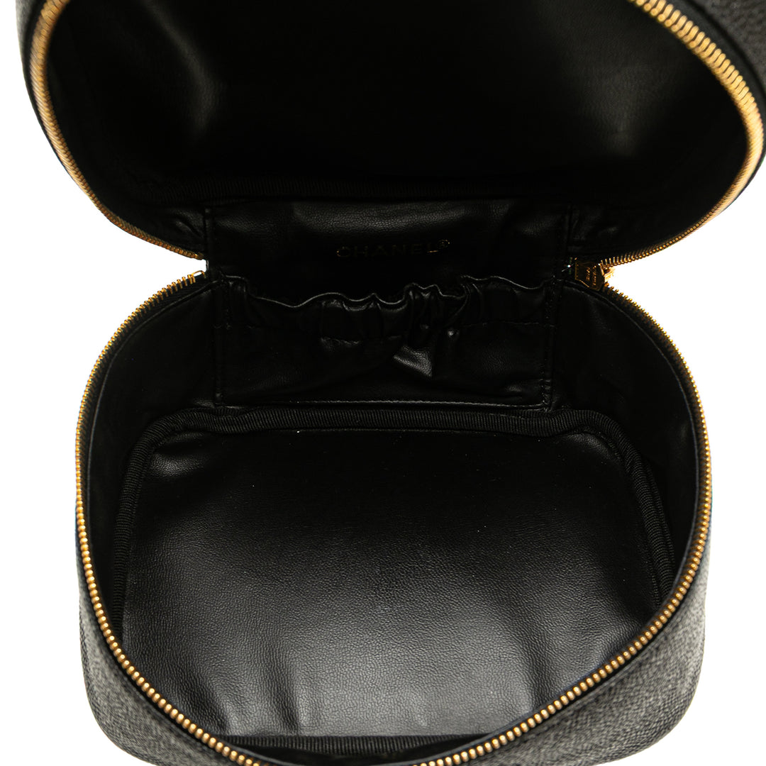 Chanel CC Caviar Vanity Bag Noir – GABY PARIS Authentique