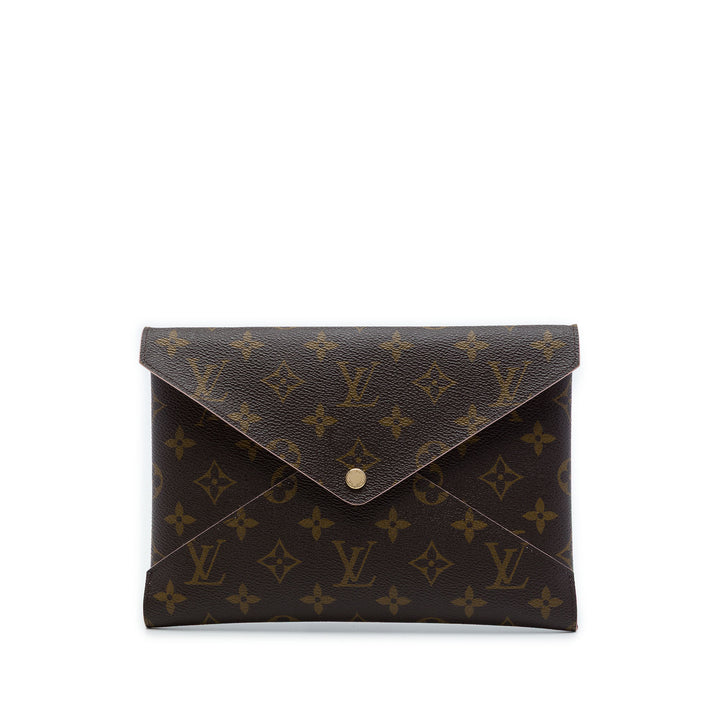 Pochette Kirigami GM Monogram Marron