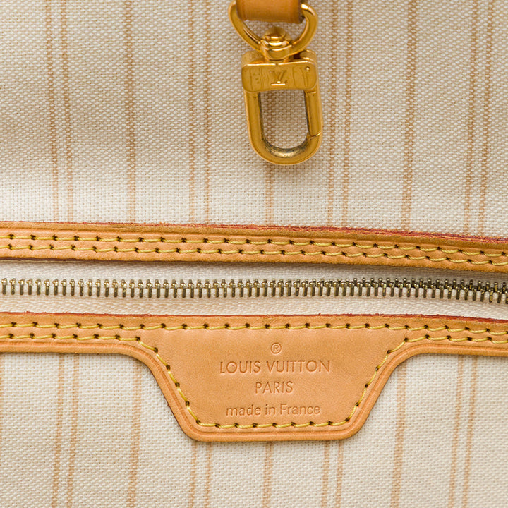 Louis Vuitton Neverfull GM Damier Azur Blanc – vue 5 – GABY PARIS
