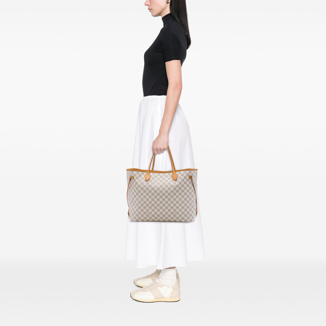 Louis Vuitton Neverfull GM Damier Azur Blanc – vue 6 – GABY PARIS