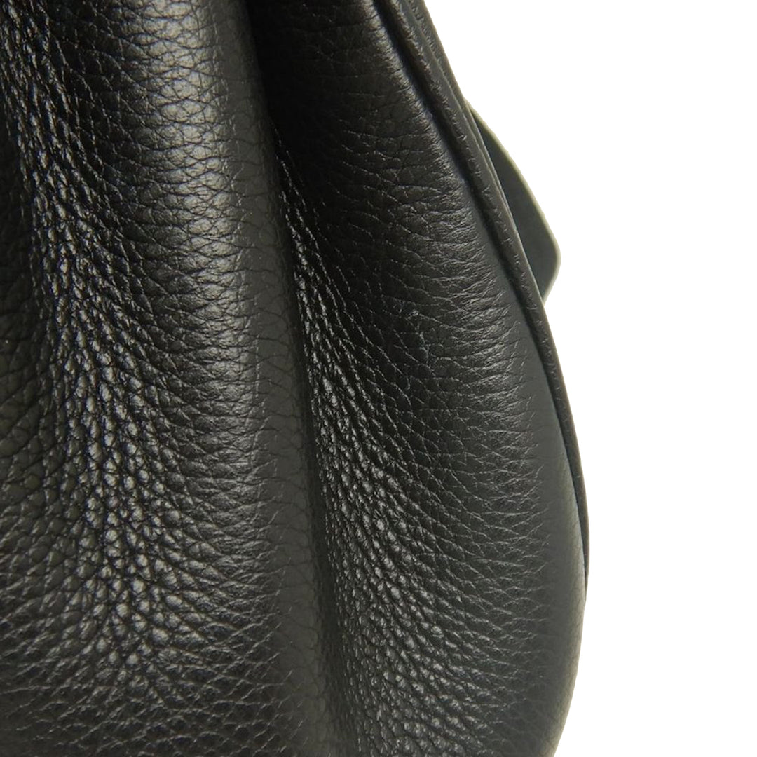 grainé 16 Souple Sac Teen Cuir de veau grainé Noir